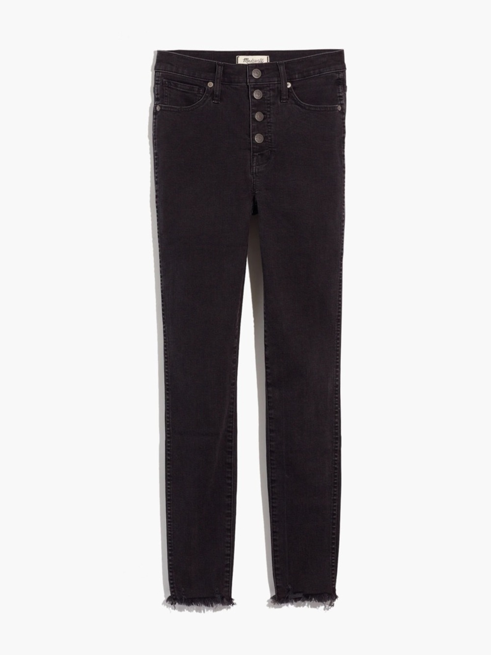 NWOT Madewell 10" High-Rise Skinny Jeans: Button-Through Edition